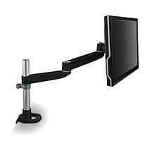 3M Dual-Swivel Monitor Arm, Up to 24 Monitor, Holds Up to 30 lbs., Black (MA140MB)