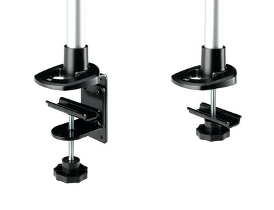 3M Dual-Swivel Monitor Arm, Up to 24" Monitor, Holds Up to 30 lbs., Black (MA140MB)