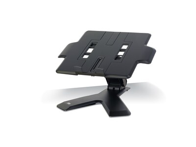 3M™ Adjustable Laptop Stand, Heavy Duty, Holds Up to 15 lbs., Room for Large Laptops and Docking Station, Swivels (LX600MB)