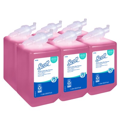 Kleenex® Gentle Lotion Skin Cleanser, 1L, 6/Carton (KCC91556)