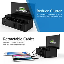 ChargeTech Power Strip Charging Station for Desktop (CS8)