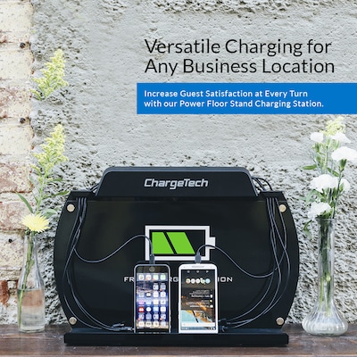 ChargeTech USB Charging Station for Most Smartphones, Black (CT-300061)