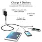 ChargeTech Universal Multi-Charging Cable Squid, (4) Braided Cables, 6' (V4)