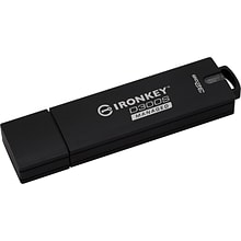 Kingston IronKey 32GB USB 3.1 Type A Flash Drive, Anthracite  (IKD300S/32GB)