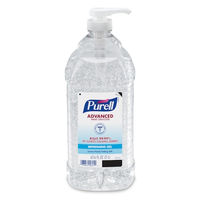 PURELL® Advanced Refreshing Gel Hand Sanitizer, Original Scent, 67.6 oz. (9625-04)