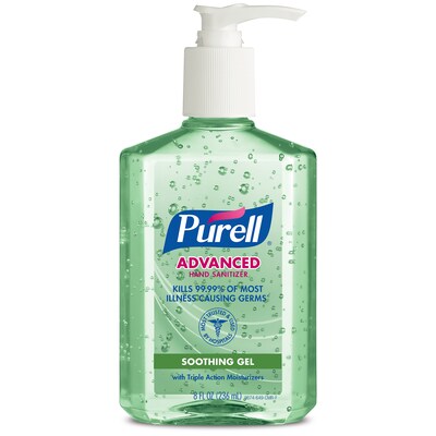 PURELL® Advanced Soothing 8 oz.  Gel Hand Sanitizer, Fresh Scent, (9674-12)