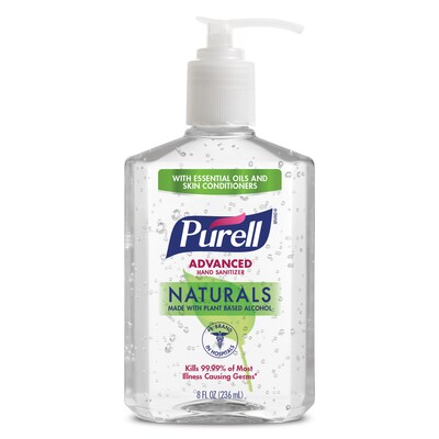 PURELL® Advanced Naturals 8 oz. Gel Hand Sanitizer, Citrus Scent (9626-12-CMR)