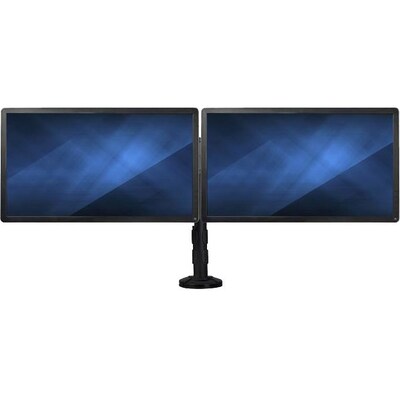 StarTech Desk-Mount Dual-Monitor Arm, Adjustable Monitor Stand, Up to 27, Black (ARMBARDUOG)