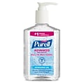 PURELL® Advanced Gel Hand Sanitizer, Clean Scent, 8 oz. (9652-12)