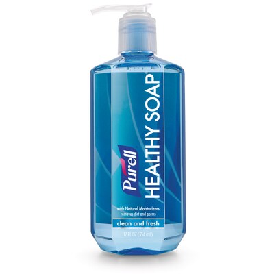 PURELL® Brand HEALTHY SOAP® Clean and Fresh, Fresh Scent, 12 fl oz Pump Bottle (8101-12-CMR01AD)
