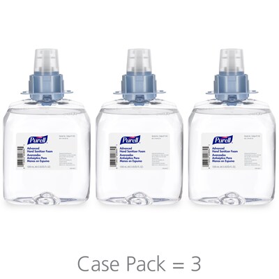 PURELL® Instant Foaming Hand Sanitizer Refill for FMX-12™ Dispenser, 1200 mL., 3/CT (5192-03)