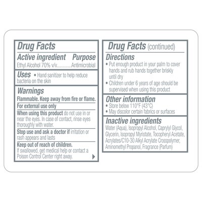 PURELL® Advanced Refreshing 1 oz. Gel Hand Sanitizer, Clean Scent, 36/Carton (3900-36-WRP)