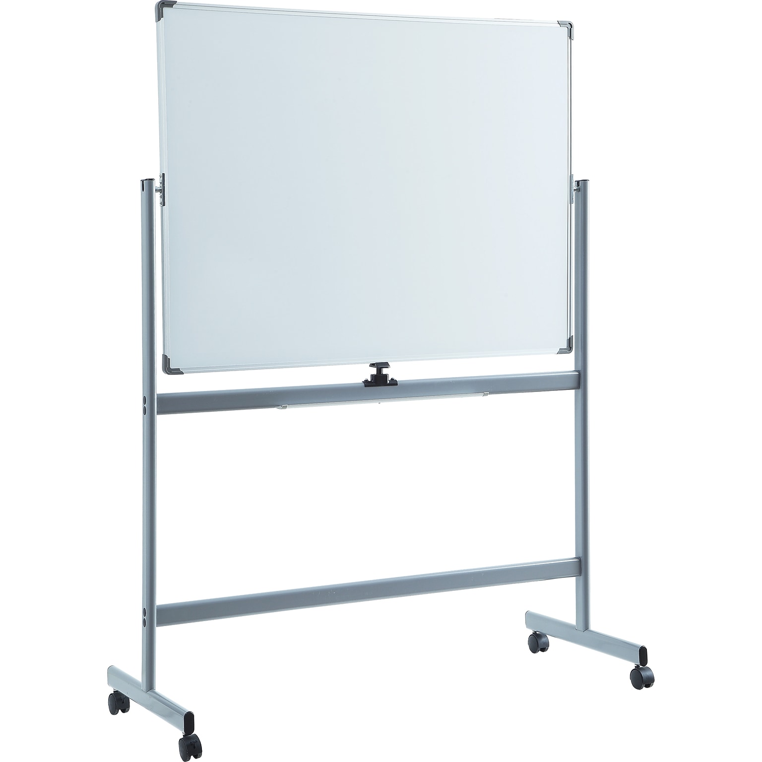 Lorell Double-sided Magnetic Whiteboard Easel, 76W x 75.8H (LLR52569)