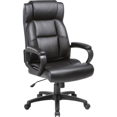 Lorell High Back Executive Chair, 275 lb. Capacity, Black (LLR41844)