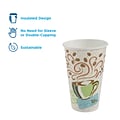 Dixie PerfecTouch Insulated Paper Hot Cups, 16 oz., Coffee Haze, 50/Pack (5356CD)