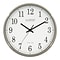La Crosse Technology 12 Inch Atomic Analog Wall Clock, Aluminum (WT-3126B)