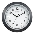 La Crosse Technology 12 Inch Atomic Analog Wall Clock, Black (WT-3129B)