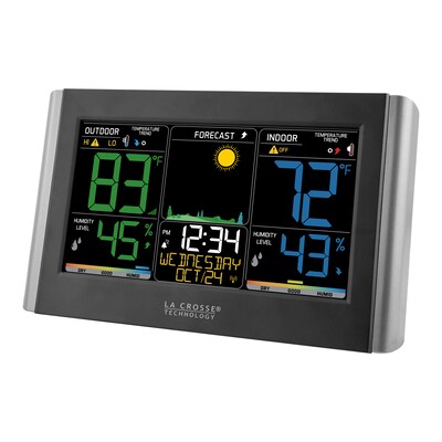 La Crosse Technology Wireless Forecast Station with Colored LCD Display (C85845)