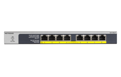 Netgear 8-Port Gigabit Ethernet Unmanaged Switch (GS108LP-100NAS)