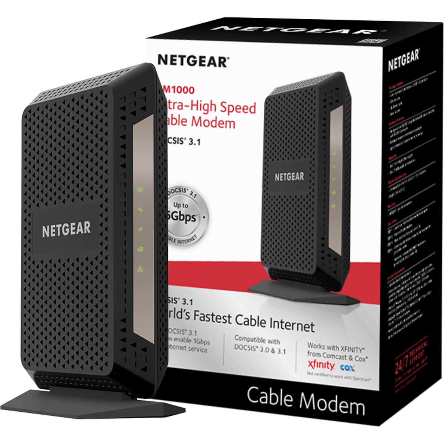 NETGEAR CM1000 DOCSIS 3.1 32x8 Cable Modem