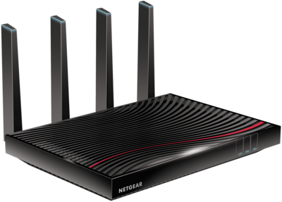 NETGEAR Nighthawk X4S C7800-100NAS Dual Band Wireless and Ethernet Router, Black
