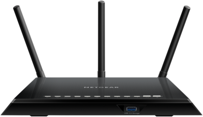 NETGEAR R6400-100NAS Dual Band Wireless and Ethernet Router, Black