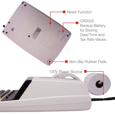 Sharp EL-2630PIII 12-Digit Desktop Calculator, White