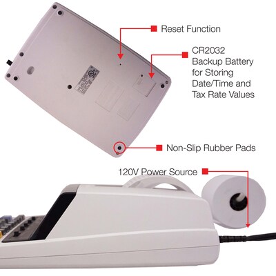 Sharp EL-2630PIII 12-Digit Desktop Calculator, White