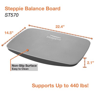 Victor Technology Steppie Balance Board, Gray (ST570)