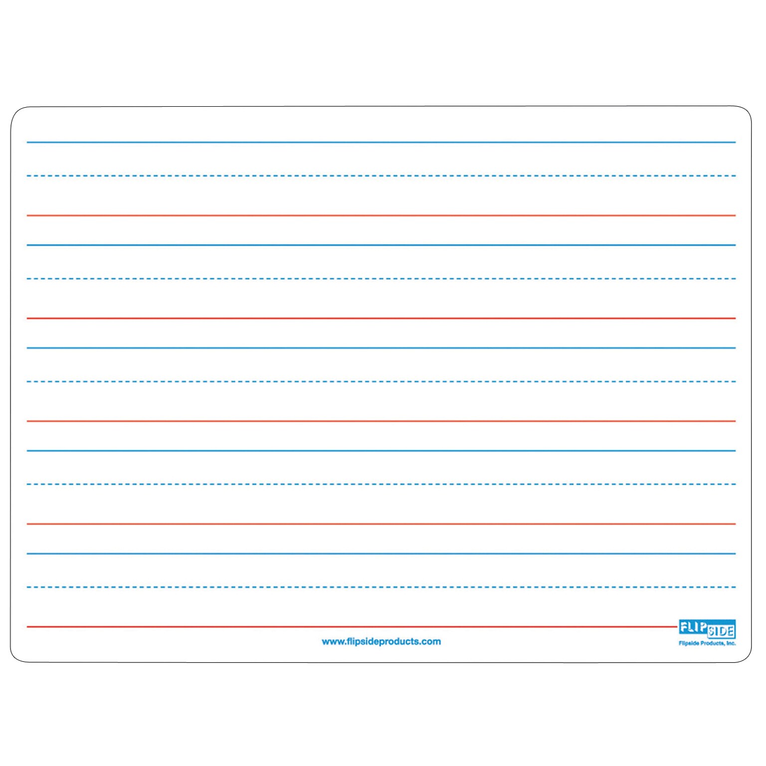 Flipside Double-Sided Magnetic Dry-Erase Whiteboard, 9 x 12 (FLP10076)