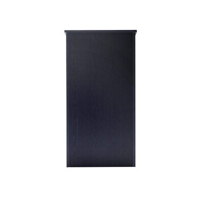 AdirOffice 46"H Floor Standing Lectern with Adjustable Shelf, Black (661-01-BLK)
