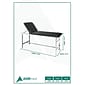AdirMed Medical Exam Table, With Built-In Paper Towel Dispenser, Black (996-01-BLK)