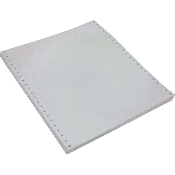3-Part Carbonless Computer Paper, 9.5” x 11”, White, 1100/Carton (762/27921)
