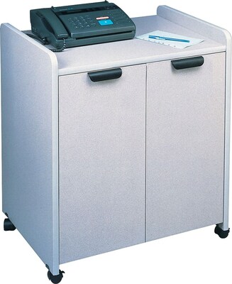 Safco® Mobile Utility Cabinet, Nebula Gray, 31H x 27W x 20D