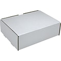 Partners Brand Corrugated Mailers, 9 x 6 1/2 x 2 3/4, White, 50/Bundle