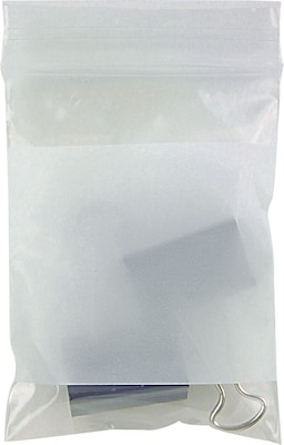 3 x 4 Reclosable Poly Bags, 4 Mil, Clear, 1000/Carton (PB3984)