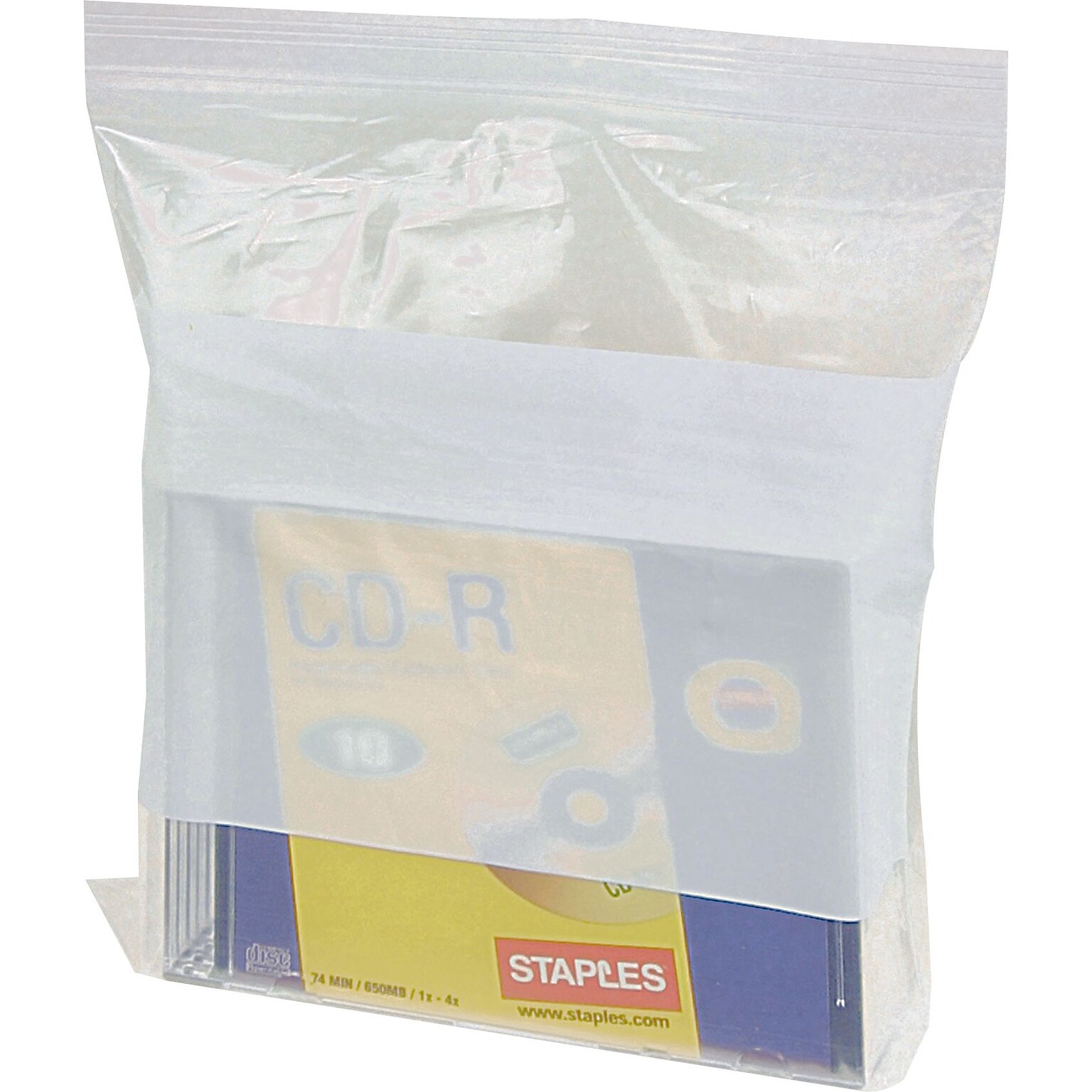 8 x 10 Reclosable Poly Bags, 4 Mil, Clear, 1000/Carton (4010A)