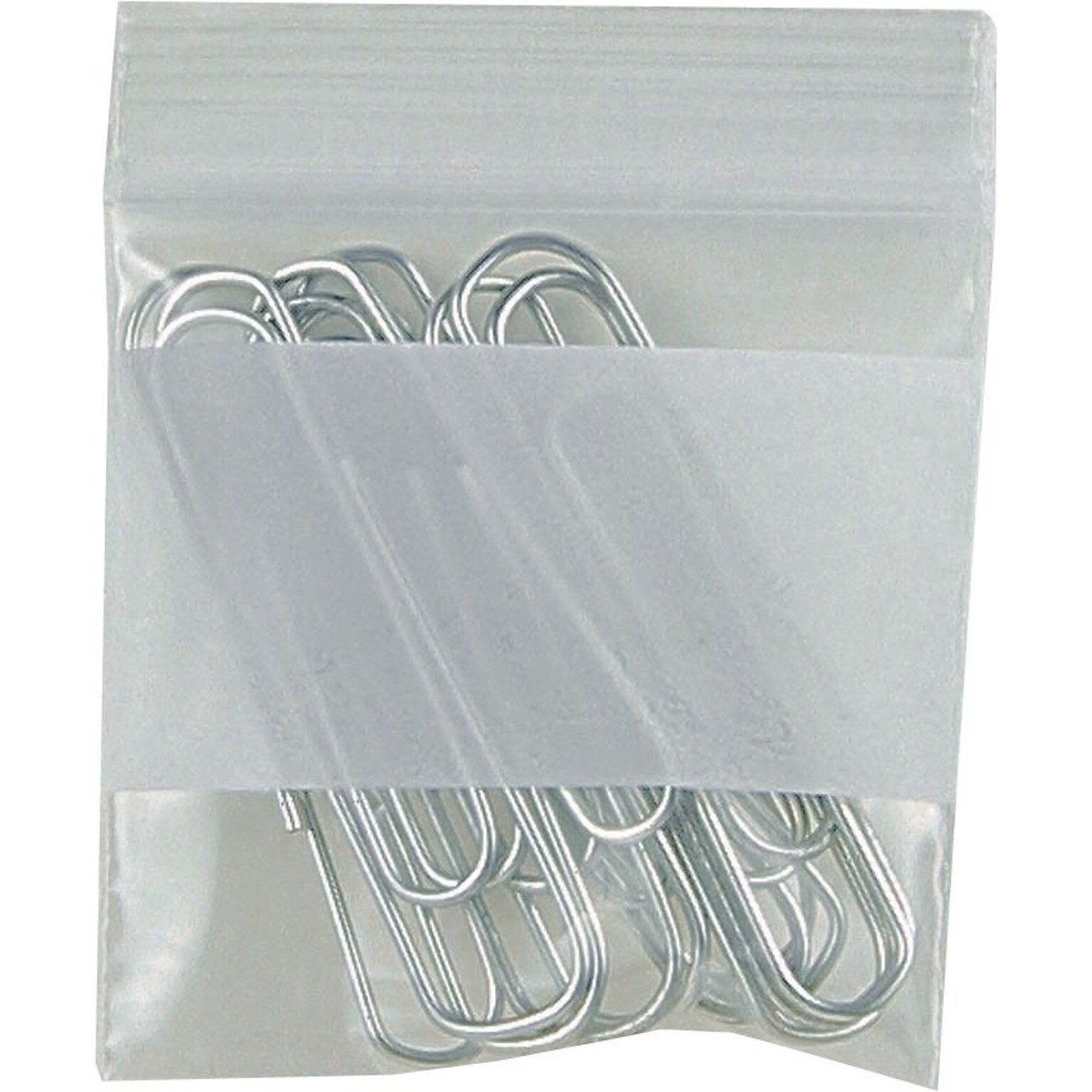 2W x 2L Reclosable Poly Bag, 2.0 Mil, 1000/Carton (PB3933)