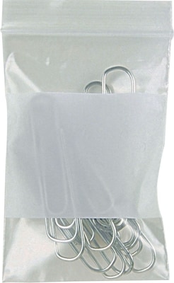 2 x 3 Reclosable Poly Bags, 2 Mil, Clear, 1000/Carton (3935A)