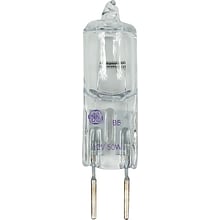 50 Watt GE T-3 JC Halogen Light Bulb, Clear
