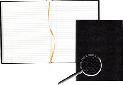 Blueline Executive Hardcover Journal, 8.5" x 10.75", College Ruled, Black, 150 Pages (A10.81)