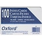 Oxford Index Cards, 3" x 5", White, 100 Cards/Pack (30EE)