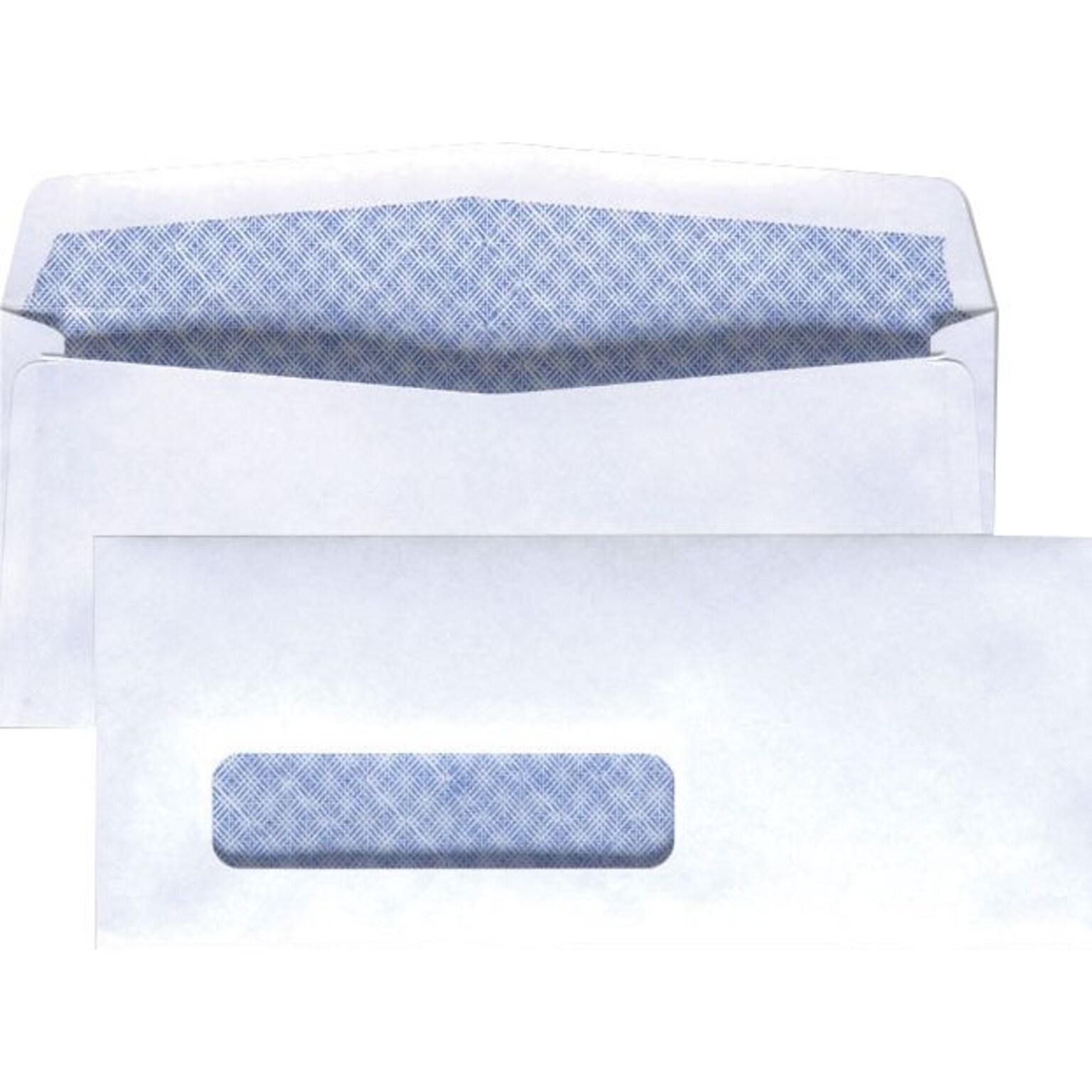 Staples® Left Window Security-Tint Gummed Check-Size #8-5/8 Envelopes, 500/Box