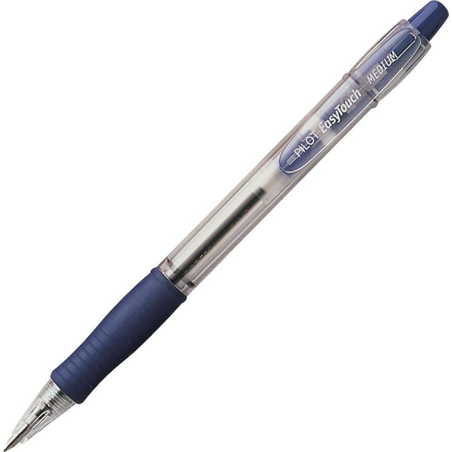 Pilot EasyTouch Retractable Ballpoint Pen, Medium Point, Blue Ink (32221)