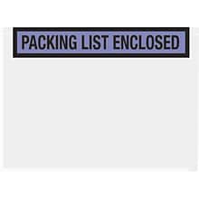 SI Products Packing List Envelopes, 7 x 5.5, Blue Panel Face, Packing List Enclosed, 1000/Case (