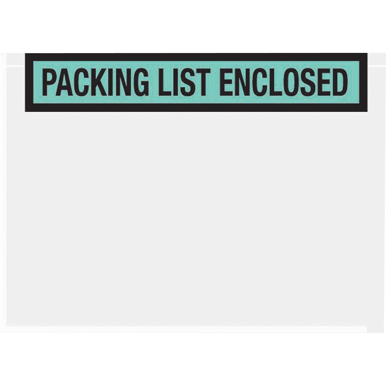 SI Products Packing List Envelopes, 7 x 5.5, Green Panel Face, Packing List Enclosed, 1000/Case (PL459)