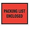 Packing List Envelopes, 7 x 5-1/2, Red Full Face Packing List Enclosed, 1000/Case