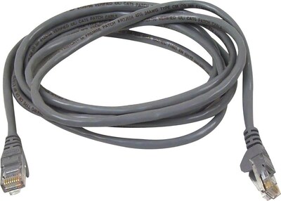 Belkin® 100 RJ45 FastCAT™ 5E Patch Cable, Gray
