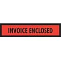 Packing List Envelopes, 4-1/2 x 6, Red Panel Face Invoice Enclosed, 1000/Case