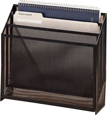 Black Mesh 3-Tier Organizer, 4/Carton